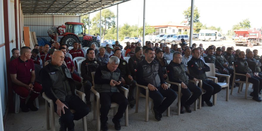 İşbaşı eğitiminde yangın ihbarı