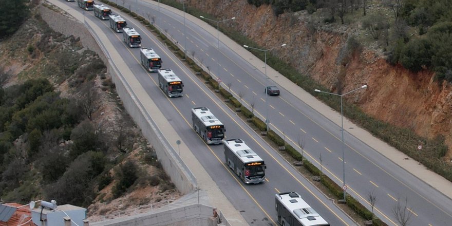 Muğla'ya 60 yeni belediye otobüsü  