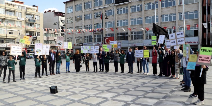 Öğrencilerden Ramazan farkındalık etkinliği