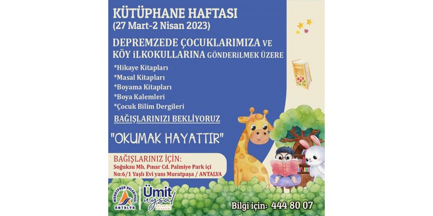 Muratpaşa'dan anlamlı kampanya