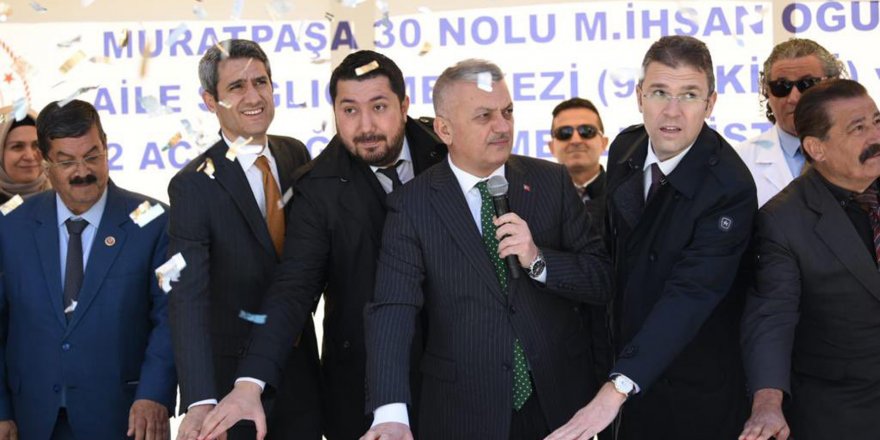 Muratpaşa Yüksekalan'da yapılacak sağlık merkezinin temeli atıldı