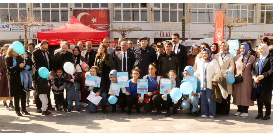 Burdur'da Otizm Farkındalık Günü etkinliği