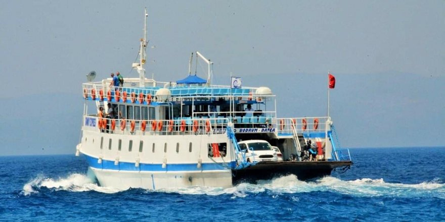 Bodrum-Datça arasında yarın düzenlenecek feribotlar seferlerine fırtına engeli