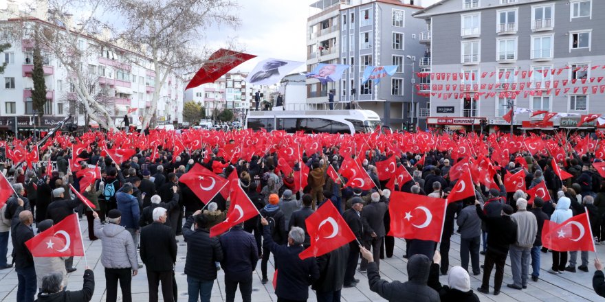 İmamoğlu'ndan fötr şapkalı mesaj: Size söz biz bu seçimi kaptırmayız (2)