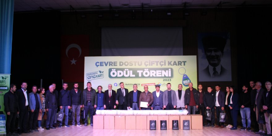 Çevre dostu çiftçilere ödülleri verildi