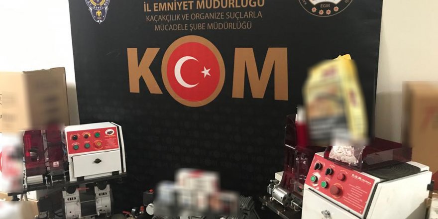 Antalya'da kaçak tütün operasyonu