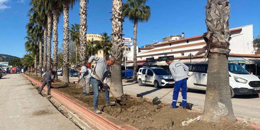 Kemer'de yeni park çalışmaları