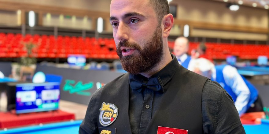 Berkay Karakurt’tan Avrupa Bilardo Şampiyonası’nda gümüş madalya