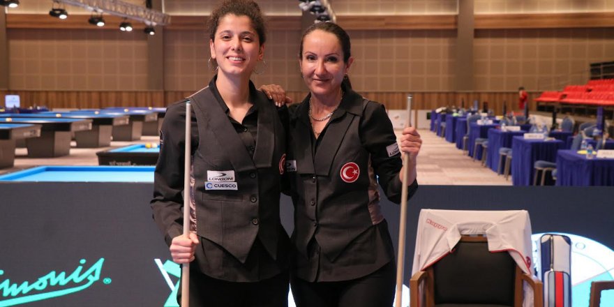 Kadın Bilardo Milli Takımı, Avrupa ikincisi oldu