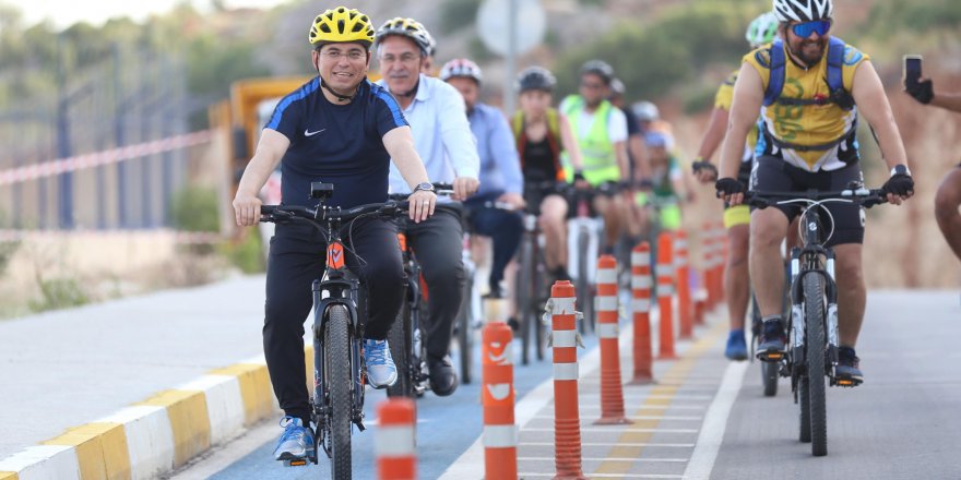 Kepez'den 30 kilometre bisiklet yolu