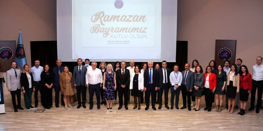 Akdeniz Üniversitesi ailesi bayramlaştı