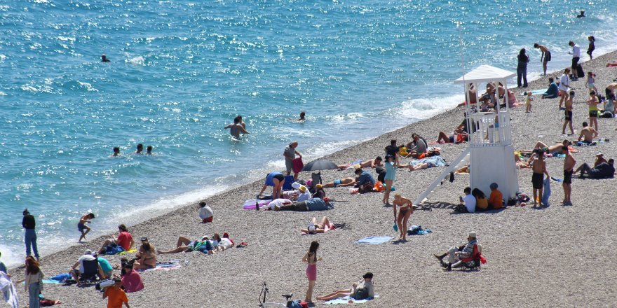 Antalya'da yazı aratmayan görüntüler