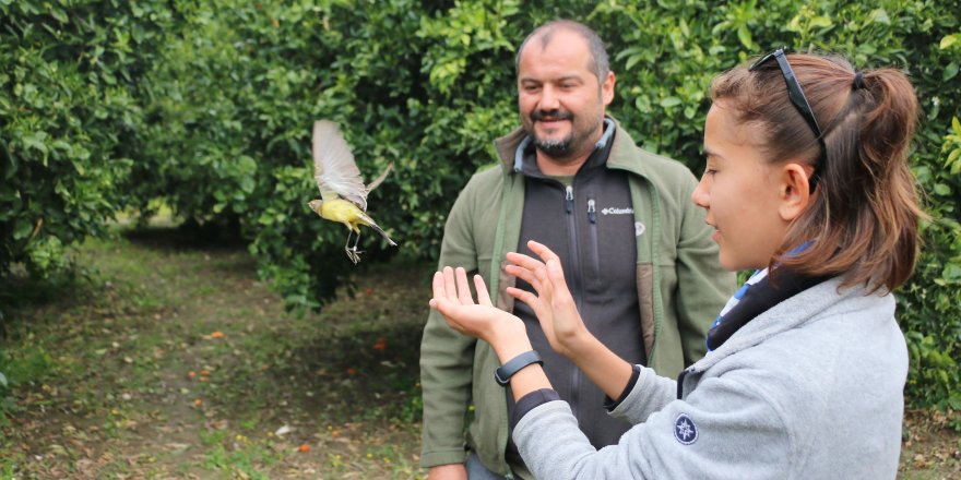 İzciler, Bilim Köyü'nde Kuş Halkalama Kampı'na katıldı