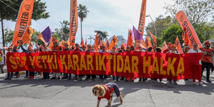 Antalya’da  1 Mayıs kutlaması