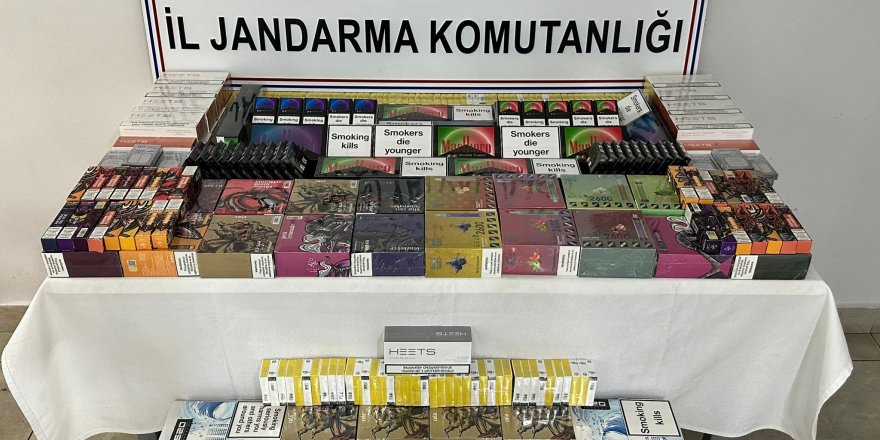 Manavgat'ta kaçak sigara operasyonu