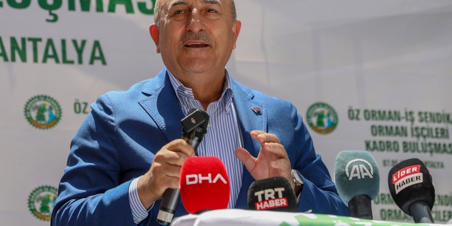 Çavuşoğlu: 2 oy için 'PKK'lılara, Öcalan'a, Demirtaş'a özgürlük' diyenlere, ders vermeye hazır mıyız