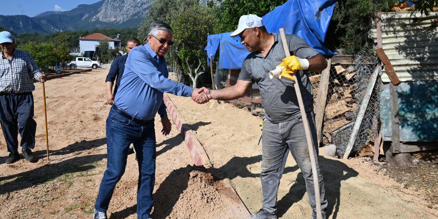 Başkan Topaloğlu Kuzdere'de