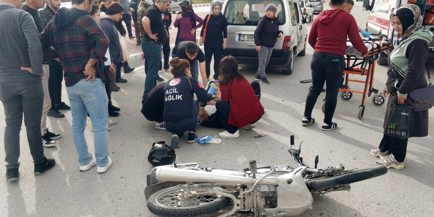 Burdur'da kaza: 1 yaralı