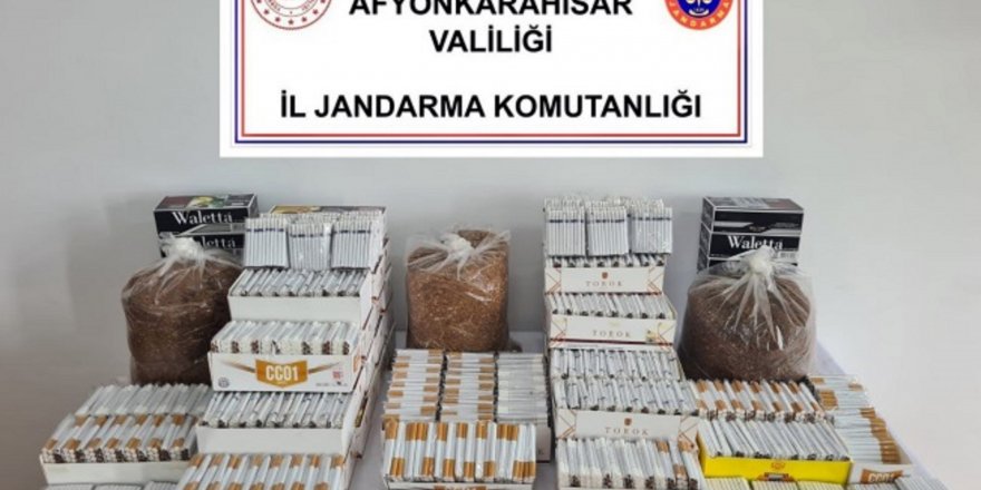 Pazarda kaçak tütün satışına ceza