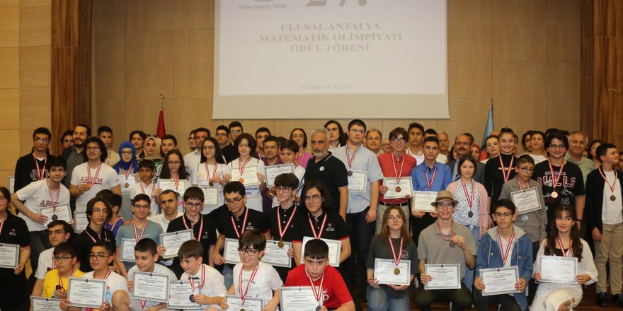 27. Ulusal Antalya Matematik Olimpiyatları sonuçları açıklandı