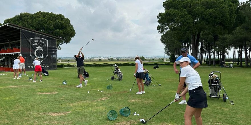 TGF Golf Milli Takım Kampı Antalya'da başladı