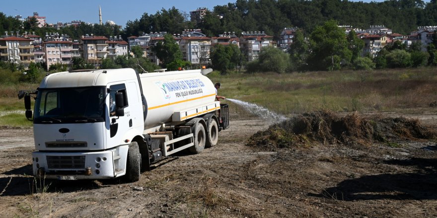 Manavgat Belediyesi'nden yangın önlemi