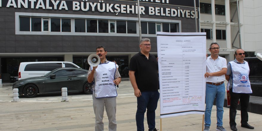 Tüm Bel-Sen'den Başkan Böcek'e kırık 'karne' notu