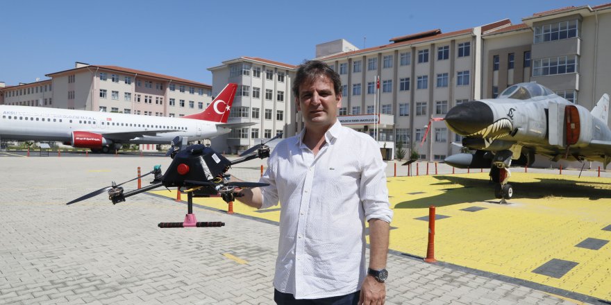 'Saka' dron, pistlerdeki yabancı cisimleri tespit ediyor