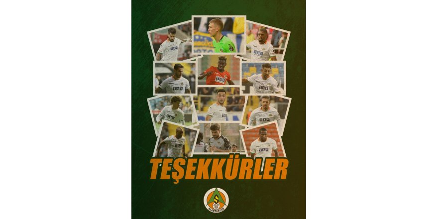 Alanyaspor 12 futbolcusuyla yolları ayırdı