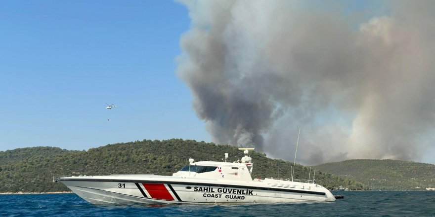 Muğla'da orman yangını (4)