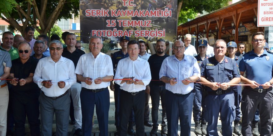 Serik'te 15 Temmuz sergisi