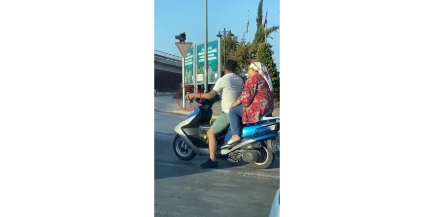 Trafikteki motosikletliye 'alkol' tepkisi