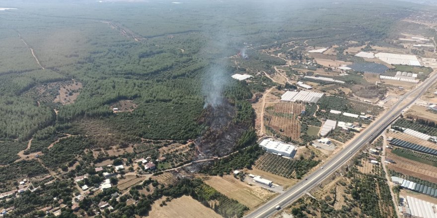 Antalya'nın 2 ilçesinde orman yangını (2)