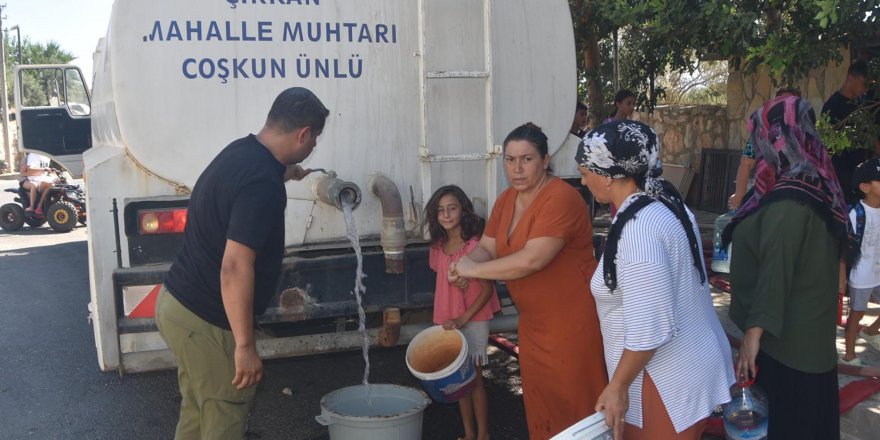 Bodrum'da tankerle su dönemi