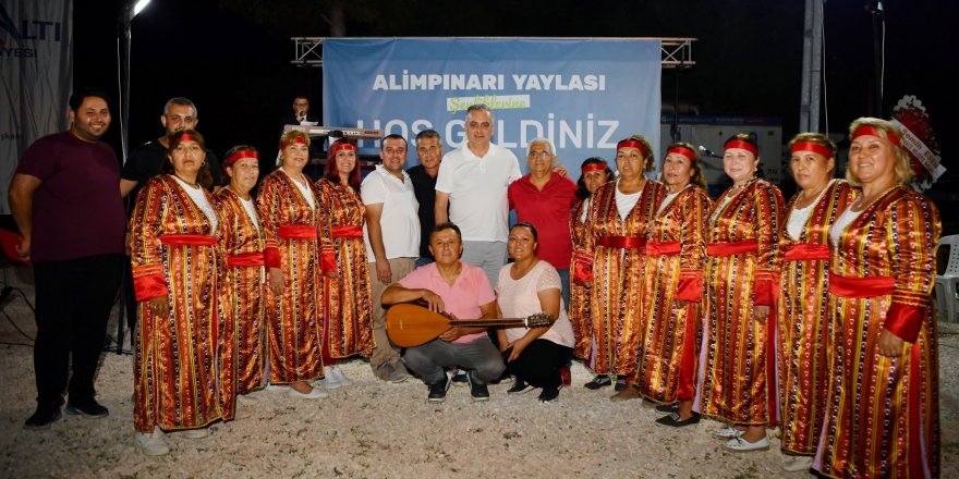 Başkan Esen, yayla şenliğinde maniyle karşılandı