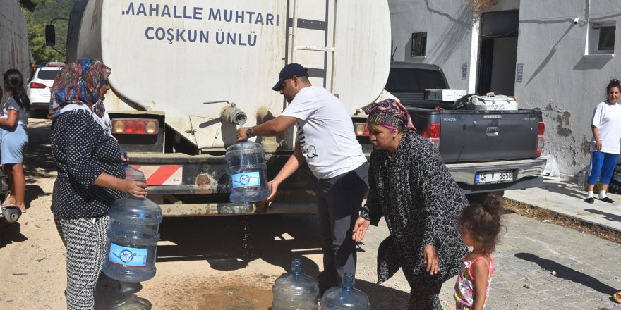 Bodrum'da su sorunu sürüyor, mahalleli çözüm bekliyor