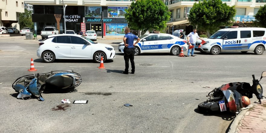 Gazipaşa'da kaza: 1 ölü, 1 yaralı 