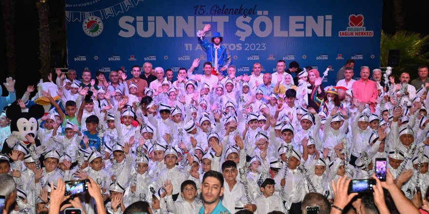 Kepez'den 480 çocuğa sünnet düğünü 