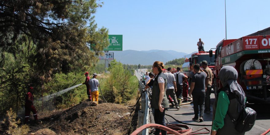 Bucak’ta izmaritten çıkan yangın söndürüldü