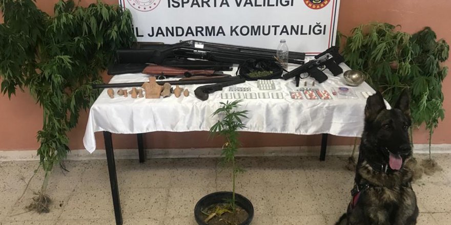 Isparta'da uyuşturucu operasyonu 