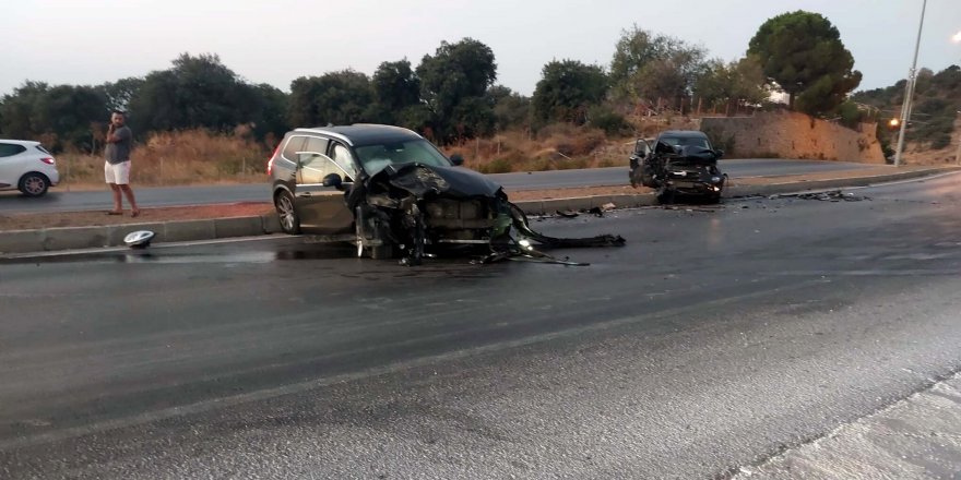 Olgun Şimşek, Bodrum'da trafik kazasında yaralandı