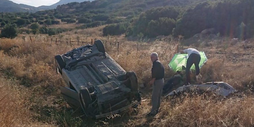 Burdur'da trafik kazası: 2 yaralı