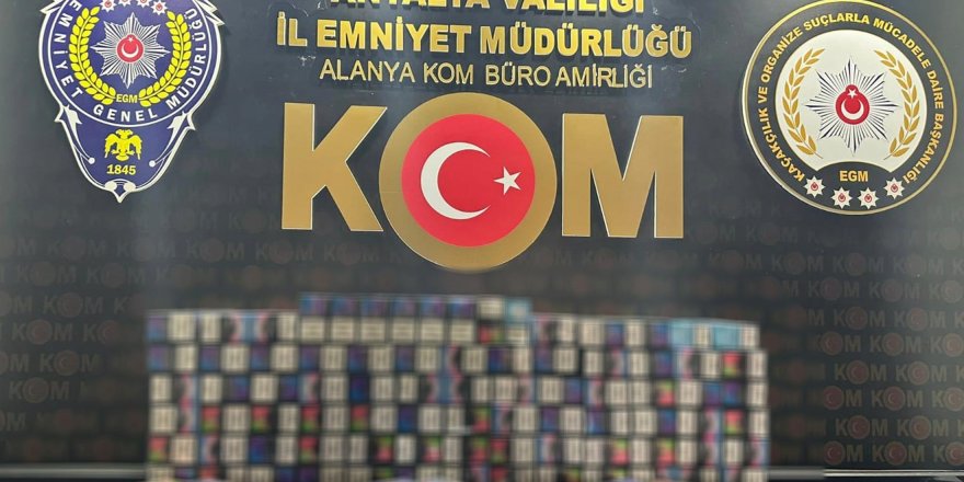 KOM'dan tütün ve sahte alkol operasyonu