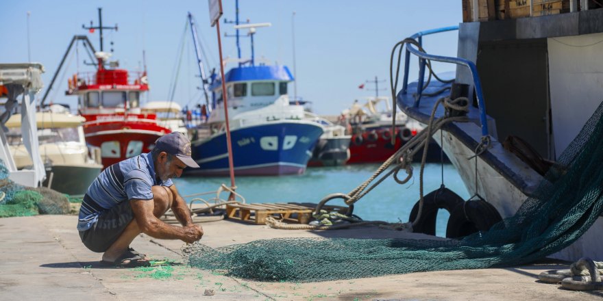 Akdeniz balıkçıları, yeni sezona hazır