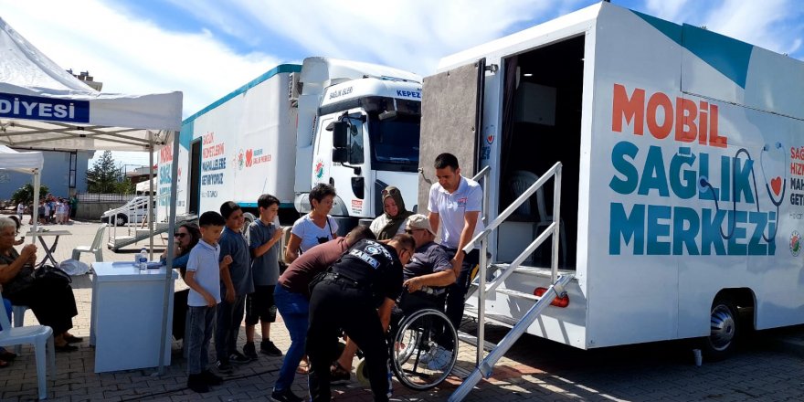 Kepez Belediyesi mobil hizmetleri Manavgat'ta