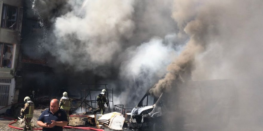 Ankara'da sünger fabrikasında yangın; 1 ölü (2)