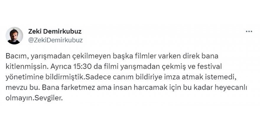 Altın Portakal’da 27 yönetmen ve yapımcıdan ‘sansür'e karşı filmlerini çekme kararı (2)