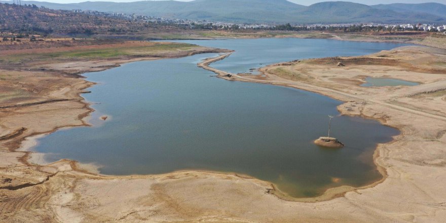 Bodrum'da, kuruma noktasına gelen Mumcular Barajı’ndan su verilmeyecek