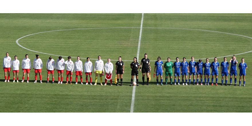 U17 Kız Milli Futbol Takımı, Moldova'yı 6-2 yendi