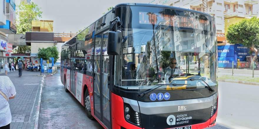 Antalya'da ulaşım bayramda ücretsiz